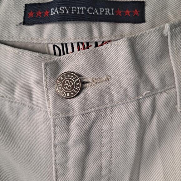 Bill Blass Petite Khaki 100% Cotton Easy Fit Capri - Size 8P - Picture 7 of 12